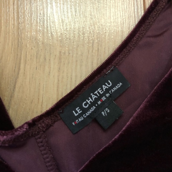 Women’s Vintage le Chateau Purple Cut Out Body con Mini Dress size S - Picture 12 of 13